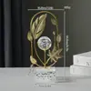 Adornos Decorativos de Arte en Hierro Transfronterizo con Hoja de Ginkgo, Nicho de Gama Alta para Sala de Estar, Oficina, Escritorio, Artesanía Metálica