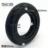 Pneus Espessos e Resistentes ao Desgaste para Patinete Elétrico Acessórios de Pneu a Vácuo 10X2.5 Pneu Externo de Borracha Antiderrapante Rodas Off-Road de 8 polegadas