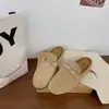 Pantuflas tipo mula de estilo británico para mujer, nueva colección otoño 2026, sandalias versátiles, cómodas, casuales y fáciles de usar de punta cerrada, pantuflas estilo Birkenstock