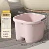 Cubo para Pediluvio para Uso en Casa, Profundo y Alto Suficiente para Cubrir las Pantorrillas, Aislado para Cuidado de la Salud, Cubo para Spa de Pies para Dormitorio de Estudiantes, Tina para Pediluvio a Vapor