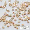 Estrella de Cinco Puntas 5A Mini Invertida de Fondo Plano Diamante de Circonia para Uñas Diamante Rosa Champaña Montón de Estrellas Adornos de Diamante para Uñas