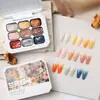 Bestseller transfronterizo gel para uñas de gel de color sólido para pintar rubor degradado saturado gel para uñas sin limpiar