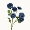 Buquê de Flores Artificiais Peônia Durian de 6 Cabeças Decoração de Cena de Casamento Material DIY Decoração de Paisagismo Flores Artificiais Ornamentos Atacado