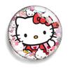 Nuevo Gato de Dibujos Animados Llavero de Joyería DIY Soporte para Teléfono Móvil Imán Suave para Refrigerador Parche de Vidrio Gema del Tiempo