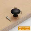 Manípulo Moderno Simples de Aço Inoxidável com Furo Único Metal Redondo Dourado Pequeno Manípulo para Gaveta Armário Porta Ferragens Manípulo