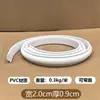 Tira de Borde Suave de PVC Autoadhesivo Pu Estilo Francés para Decoración de Puertas con Arco Curvo Borde de Pared de Fondo Estilo Europeo Línea de Yeso