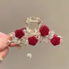 Acessórios de Ano Novo, Laços de Cabelo Festivos, Tiaras de Cabelo Exclusivas, Acessórios de Cabeça, Série Vermelha Outono e Inverno, Presilhas de Cabelo Estilo Chinês, Pentes de Cabelo Femininos, Ornamentos de Cabelo