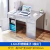 Mesa de Acero Inoxidable para Taller Libre de Polvo, Banco de Trabajo, Laboratorio, Consola Médica, Mesa de Diagnóstico y Tratamiento, Mesa para Computadora con Cajones
