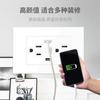 Tomada Padrão Americano 15A Padrão Taiwanês 110V Painel de Interruptores Padrão Americano com Tomada de Parede USB para Uso Doméstico Painel Branco Estilo Americano