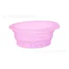 Bacia de Lavar Dobrável de Silicone Transfronteiriça Portátil de Tamanho Grande Bacia de Lavar para Dormitório Estudantil Bacia de Lavar com Bolhas de Bloco de Gelo