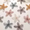 Estilo Coreano Leve Luxo Brilhante Cristal Contas Floco de Neve DIY Feito à Mão Seda Torcida Borda Clipe Adorno de Cabeça Corsage Sapatos e Chapéu Acessórios