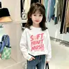 Camiseta Interior de Capa Base para Otoño e Invierno para Niñas Primavera y Otoño Camiseta de Manga Larga de Algodón Puro Holgada Versátil Ropa Infantil Top con Cuello Redondo Estampado