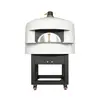 Forno de Pizza Comercial com Padrão Rachado Branco, Forno de Pizza Napolitana com Aquecimento Elétrico, Preparo de Pizza Estilo Aberto para Restaurante Ocidental