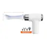 Nova Pistola de Massagem Fascial Criativa Multifuncional Cabeças de Massagem Acessórios de Silicone Adaptador de Massageador em Estoque para Dropshipping
