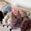 Presilha Banana Plissada Cor Sólida em Formato de Nuvem para Adicionar Volume, Presilha de Cabelo de Rabo de Cavalo de Alta Qualidade e Exquisite, Acessório de Cabelo Presilha Torcida