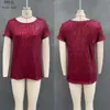 Site Independente Amazon Comércio Exterior Transfronteiriço Europeu e Americano Ebay Blusa Lantejoulas Solta Gola Redonda Manga Curta Feminina 14 Cores