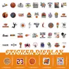 100 series deportivas todo tipo de graffiti de baloncesto pegatinas impermeables funda decorativa para teléfono móvil vaso para agua computadora patineta