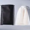 Bolsas no tejidas con cordón personalizadas, bolsas gruesas a prueba de polvo, bolsas de almacenamiento para ropa, personalizables con logo, bolsas de regalo y promocionales