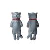 4 Chaveiros de Miniaturas Fofas Estilo Coreano Criativos com Design de Gato Dormindo, Adequados para Mochilas e Bolsas