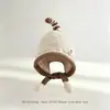 Nuevos gorros de punto con orejeras para otoño e invierno para bebés y niños pequeños, cálidos y elegantes, adecuados tanto para niños como para niñas, moda coreana y japonesa