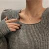 Colar de Corrente para Clavícula Elegante com Alce, Moda de Luxo Leve de Nicho, Simples, Estilo Mori, Novo Estilo para Mulheres