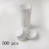 Vasos de papel para pasteles blancos puros al por mayor directos de fábrica, 100 barriles de papel para hornear de alta temperatura, papel grasiento para pasteles