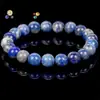 Popular Transfronterizo Europeo y Americano Más Vendido Ópalo Australiano Natural Piedra Lunar Rosa Azul Malaquita Piedra Volcánica Pulsera de Joyería de Moda al por Mayor