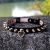 Collar con remaches Fadou para perros, productos para bulldog británico agresivo, cadena para perros, anillo para el cuello, anillo antimordeduras para perros, collar con anillo para el cuello
