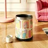 Lixeira de Couro Dachshund para Lixo Doméstico Sala de Estar Quarto Infantil Grande Capacidade Fofa Quarto Cozinha Alta Aparência Lixeira de Higiene