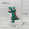 Lindo llavero de Tiranosaurio Rex con colgante de muñeco de plástico con forma de gota de tiranosaurio, bolso colgante, accesorios para bolso.