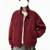 Chaqueta de moda patchwork deconstruida mate para hombre, primavera y otoño, marca trendy americana, chaqueta de cuero estilo biker, retro casual, versátil