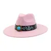 Aliexpress Amazon Otoño Top de Corazón de Gamuza Sombrero Fedora de Ala Ancha Sombrero Jazz de Ala Plana Sombrero de Caballero