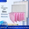 Filtro Primário de Placas, Filtro Secundário de Bolsa para Ar Condicionado Industrial, Fornecimento Direto do Fabricante, Personalizável