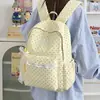 Mochila de Estilo Coreano con Lunares Ins, Linda y Elegante para Estudiantes, Mochila de Alta Capacidad para Estudiantes de Secundaria, Mochila Estilo Mori