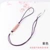 Cuerda para llavero con nudo de melocotón, marcapáginas estilo chino, accesorios para cadena de teléfono móvil, venta al por mayor, pequeño y exquisito cordón para teléfono móvil