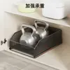Estante de almacenamiento para cocina con espacios extremadamente estrechos, organizador extraíble para debajo del fregadero, canasta para especias sin taladro para el gabinete