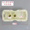 Modelo Conector Inferior Accesorios de Sujeción Accesorios para Ropa Maniquí de Plástico Cubierto de Tela de Medio Cuerpo Conector de Tubo 2.2