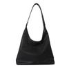 Bolsa de grande capacidade para mulheres 2023 nova bolsa de ombro de couro macio com axila, bolsa de roupas de trabalho feminina, bolsa tote