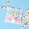 Bolsa de Plástico Autosellable Fresca Pequeña Estilo Coreano Bolsa de Empaque para Juguetes y Ligas para el Cabello Pequeñas Bolsa Linda para Dulces y Snacks para Niños