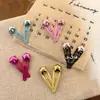 Pasador de Estrella de Cinco Puntas Brillante de Colores Estilo Coreano Pinza Lateral BB para Niños Pasador Básico Lindo Dulce Accesorio para el Cabello Versátil