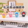 Figurillas de Resina de Elefante Kuku Flocado Lindas para Coche y Escritorio, Manualidades, Pequeños Adornos, Regalos Creativos al por Mayor
