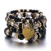 Suministro Directo del Fabricante de Cuentas, Pulseras de Cuentas Multicapa Estilo Bohemio, Pulseras Elásticas, Joyería de Mano, Accesorios Europeos y Americanos