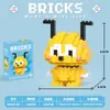 Nuevos Bloques de Construcción de Dibujos Animados Transfronterizos, Bloques de Ensamblaje de Micropartículas, Juguetes para Niños, Juguetes de Caja Sorpresa de Puesto Callejero, Regalos