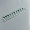 Empujador de fichas de mahjong estilo americano transfronterizo, regla empujadora de fichas de acrílico transparente, organizador de fichas de mahjong con borde ondulado multicolor