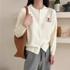 Estilo Corto de Otoño Súper Elegante y Único Hermoso Abrigo Cardigan Suéter de Punto Chaqueta para Mujer Nuevo Modelo de Principios de Otoño 2026