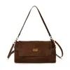 Moda Retro Versátil para el Trabajo Cadena Bolso de Hombro para Mujer 2026 Primavera Otoño Nuevo Simple Gran Capacidad Bolso de Hombro Cruzado