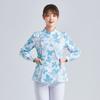 Uniforme de enfermera floral de manga corta para mujer, traje de verano dividido, de manga corta, para residencias de ancianos, madres y bebés, maternidad, niñera, monos de cuidado bucal