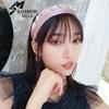 Coréia Dongdaemun Atacado Pérola Hairband High-end Diamante-incrustado cabelo Gruta Wide Side Twist Trança Headband faixa de cabelo
