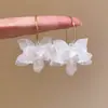 Pendientes de Aro con Forma de Lazo Microincrustados de Circonita de Venta Caliente Coreanos 2026 para Mujer, Aguja de Plata S925, Pendientes de Perla de Botón de Gama Alta de Nicho