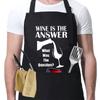 Delantal con estampado en caliente, impresión de logotipo personalizado, resistente al agua, para cocina, jardín, barbacoa, cartas de comercio electrónico transfronterizo